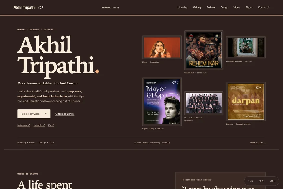 Redwood Press portfolio preview